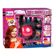 Juego Manicura Niños, Con Lampara A Pila Y Accesorios, Uñas