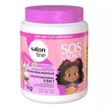 Creme 5 Em 1 Salon Line Kids Sos Cachos Hidratação 1kg