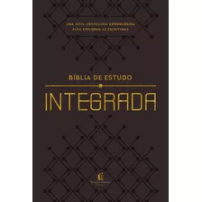 Bíblia De Estudo Integrada, Nvi, Couro Soft, Marrom, De Kohlenberger, John R.. Vida Melhor Editora S.a, Capa Mole Em Português, 2017