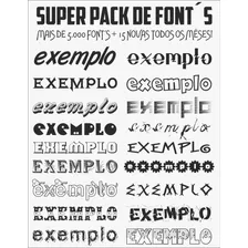 Super Pacote De Font´s Selecionadas