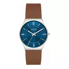 Reloj Skagen Skw6852 Grenen De Piel Lwg En Color Café Para