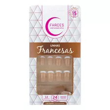 Unhas Postiças Francesa Salmao U3007 Fhaces