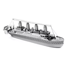 Puzzle 3d De Metal - Modelo A Escala Del Titanic