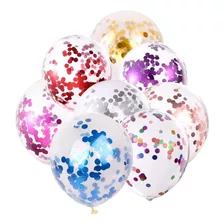 35 Pacotes Confete Para Balao Bubble Várias Cores Atacado