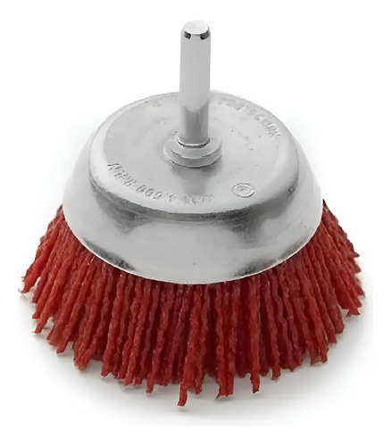 Cepillo Copa De Nylon 50 Mm Para Taladro Bremen® 7070 Color Azul