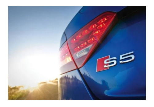 Emblema Audi S5 Cajuela Sline Sr5 A5 Metlico Bal Quattro Foto 4