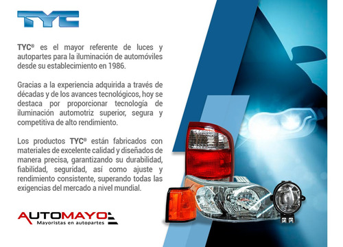 (2) Faros Fondo Crom Tyc Duster Plymouth 13-16 Foto 3