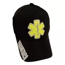 Gorra De Paramedico Estrella De La Vida En Reflejante Neon