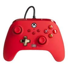 Joystick Acco Brands Powera Enhanced Wired Controller For Xbox Series X|s Advantage Lumectra Red