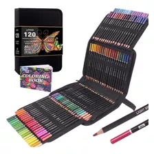 120 Lápices De Colores Set De Arte De Lápiz Profesional