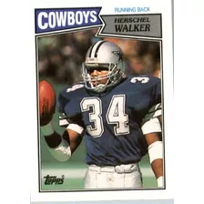 1987 Topps # 264 Herschel Walker Dallas Cowboys Fútbol Novat