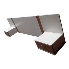 Resapaldo Sommier Flotante-cabecera+mesas De Luz-2-nordico!