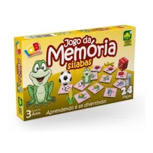 Brinquedo Educativo Jogo Da Memória Sílabas