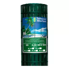 Tela Soldada Pvc Verde Tellacor ( 25x1,50m ) 2,50mm - Morlan