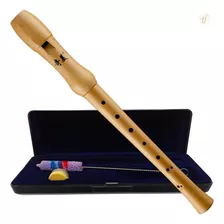 Flauta Doce Barroca Soprano Qimei Wood Madeira 