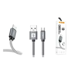 Cabo Carregador Usb Celular V8 Android Turbo Rápido Reforçad