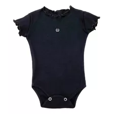 Body Mini Anima Manga Corta Morley Roulotte Bebe Negro