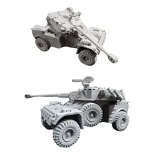 Tanque Argentino Aml Panhard Escala 1/35 Color Blanco