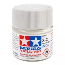 Tinta Acrílica X-2 Branco (23 Ml) - Tamiya 81002