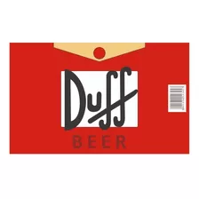 Etiqueta Cerveza Duff Para Lata. Imprimible 