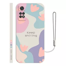 Carcasa Silicona De Pintura Abstracta Para Xiaomi + Correas