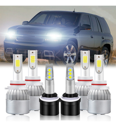 28000lm 9005 9006 Faros Led Luz Alta Y Baja For Serie Chevy Chevrolet TrailBlazer