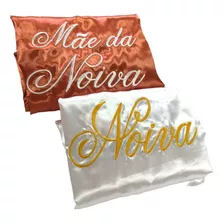 Kit 2 Robes Personalizados Noiva Mae Da Noiva Casamento