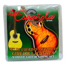 Set De Cuerdas Para Guitarra Acústica Mod.abl-6 La Española