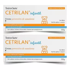 Kit Com 2 Cetrilan Creme Preventivo De Assaduras De 120g