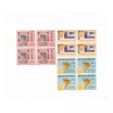 Ecuador´61 Expo Filatelica Quito 4 Series Mint 385/7 Cuadros