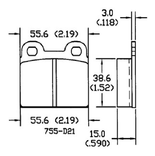 Balatas Traseras Alfa Romeo Gtv-6 1981-1982-1983 Sm Foto 2