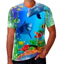 Camiseta Camisa Fundo Mar Oceano Rio Entrega Rapida 04