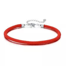 Pulsera Cuerda Roja Charms Plata 925 / Todojoyas