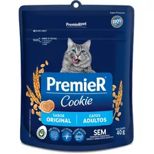 Cookie Biscoito Premier Gatos Sabor Original Lançamento 40g