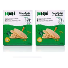 Kit 2 Biscoito Infantil Fase Da Dentição Vegetais Papapá 72g