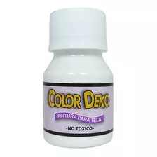 Pintura Para Tela Color Blanco X2 Unids