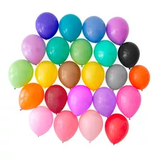 50 Balões Bexigas De Festa Várias Cores Nº8 - Aniversário