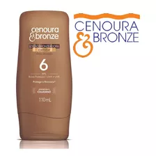 Bronzeador Cenoura Bronze Com Cor Fps 6 110ml