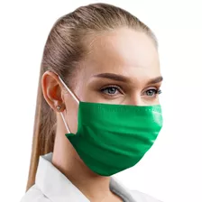 Máscara De Proteção Respiratória Em Tecido Lavável Verde