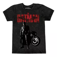 Playera Máscara De Látex Gotham City Rider Hombre