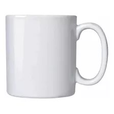 4 Caneca Cerâmica Cilíndrica Sublimação Branca