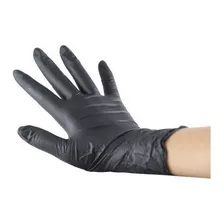 Guantes De Latex Talla S Negro Alta Calidad 50 Piezas