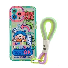 Carcasa Anime Para iPhone 11 Y 13 Pro Max, Protector Cámara