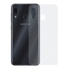 Película Traseira Fibra De Carbono Samsung Galaxy A30 - Gs