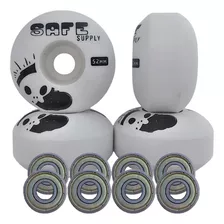 Roda Skate Semi Profissional Safe Supply + Rolamento Brinde