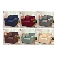 Funda De Sillón 1 Cuerpo Elasticada Sofa Labable