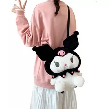 Mochila Peluche Kuromi Grande 33cms