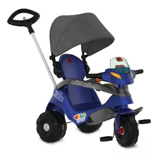 Velobaby Reclinavel Passeio E Pedal Azul Bandeirante