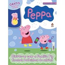 Colorindo Com Peppa: Diverta-se Com A Família Pig Fazendo Bolhinhas De Sabão!, De On Line A. Editora Ibc - Instituto Brasileiro De Cultura Ltda, Capa Mole Em Português, 2020