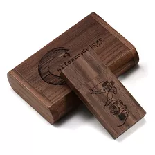 Cajita + Usb 16gb De Madera Personalizada